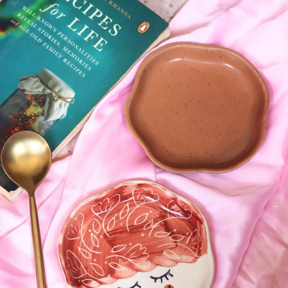 Rust & Tweety Handmade Dessert Plate made by ceramic