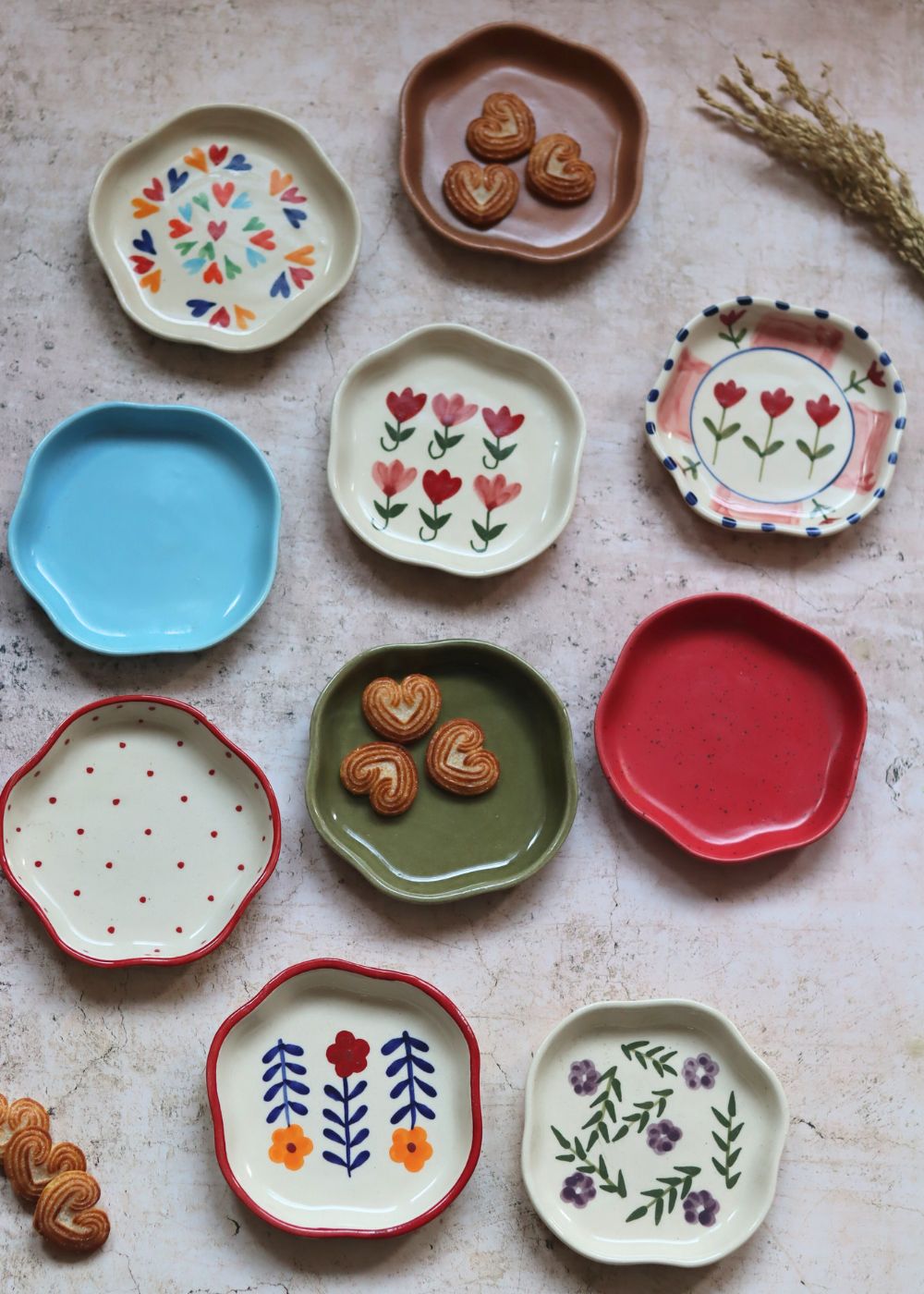 Set of 10 Best Selling Dessert Plate (For the Price of 7) made by ceramic