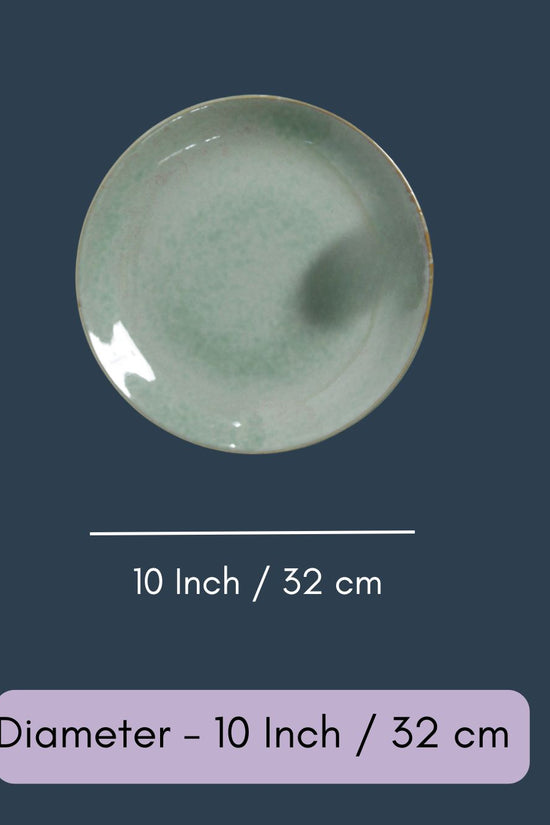 Glossy Green Dinner Plate