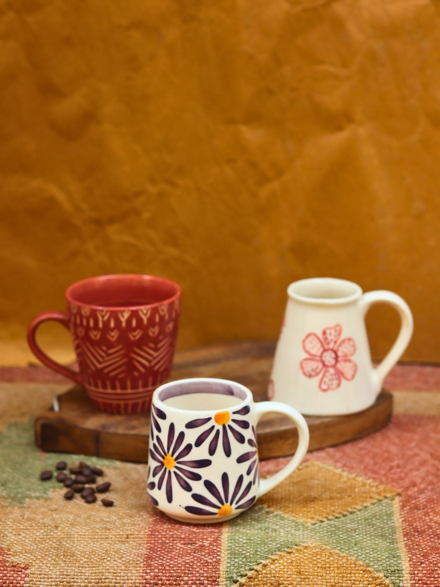 Set of 3 - Warm Moments Mugs combo with premium quality material