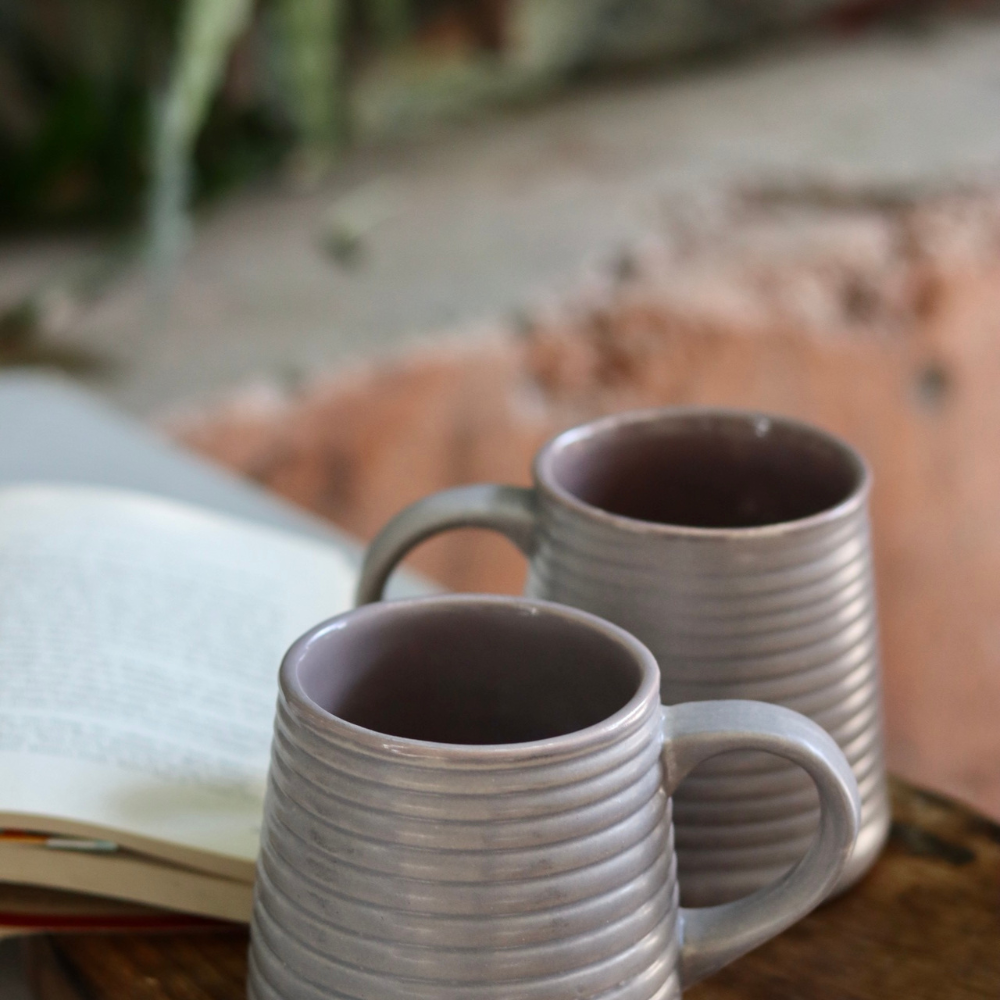 shades of grey coffee mug set of two, combo, handmade coffee mug, made by ceramic