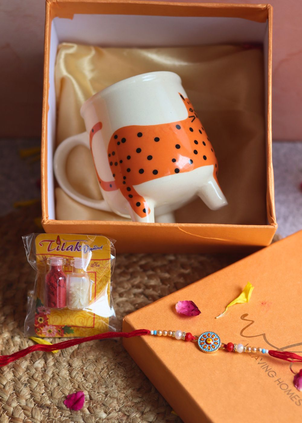 purffect rakhi combo made by ceramic