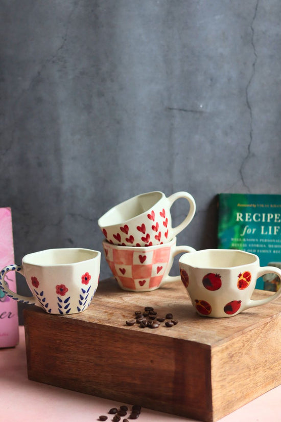 Set of 4 Pinteresty Coffee Mugs with premium quality material