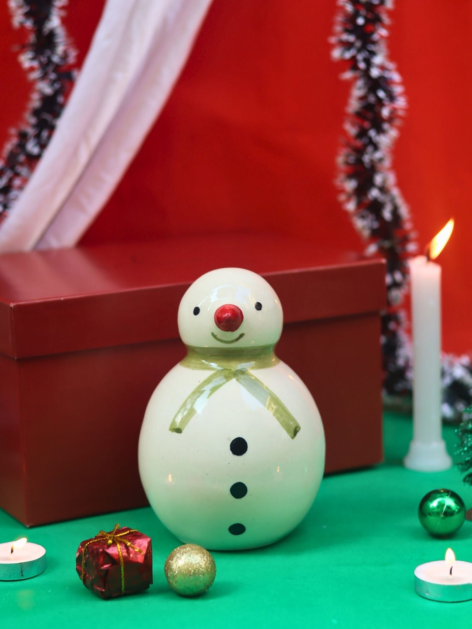 The Christmas Snowman in a Gift Box with premium quality material