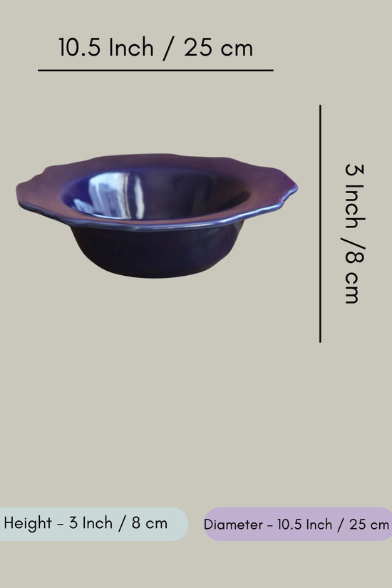 Royal Blue Pasta Bowl