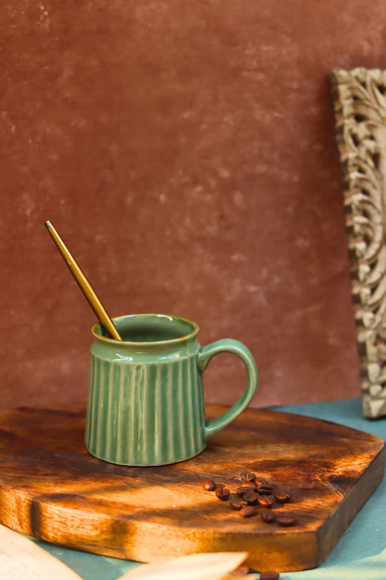 Basil Green Coffee Cup with premium quality material