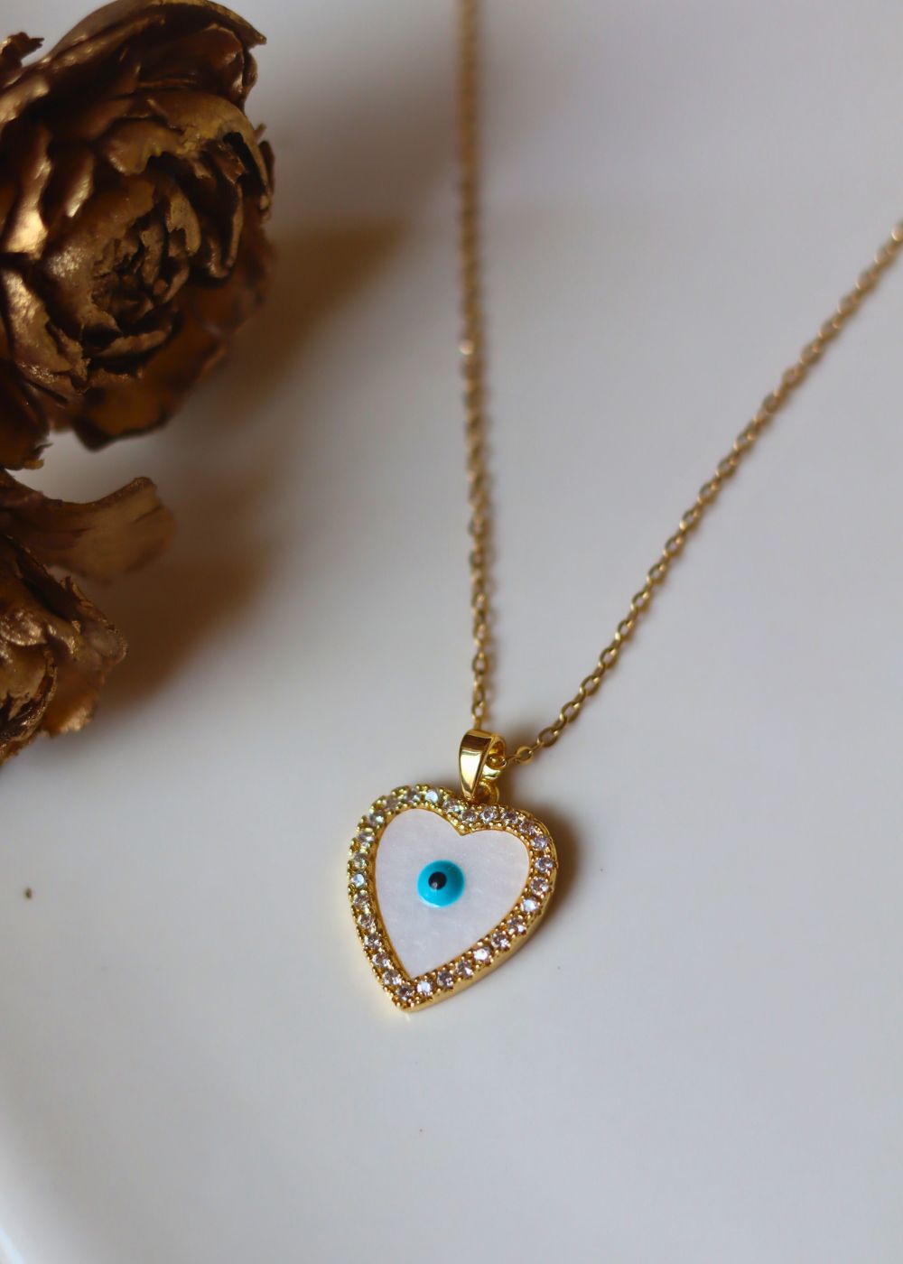 Waterproof Nazar na lage necklace 