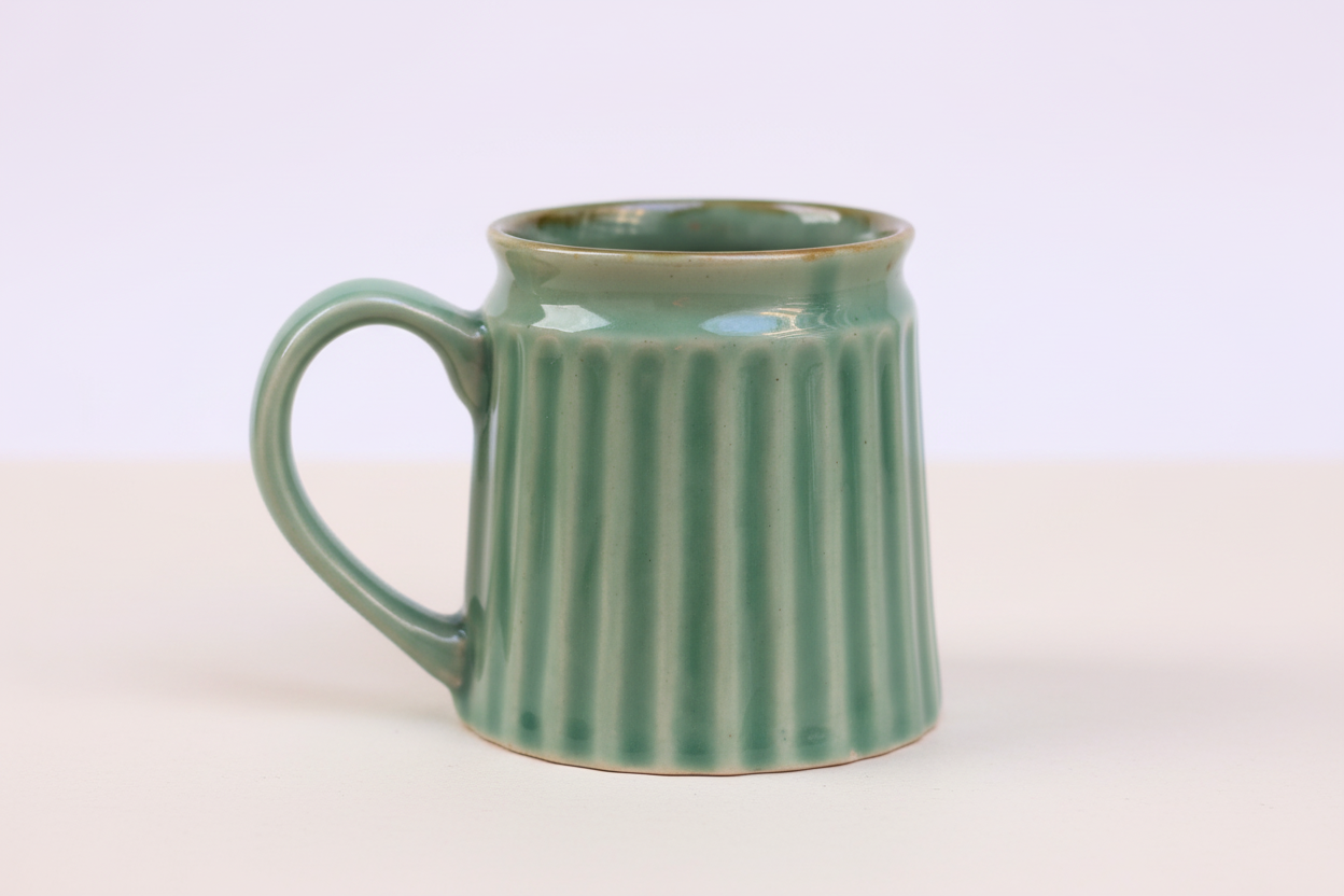 Basil Green Coffee Cup