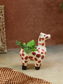 handmade Hello Giraffe Planter