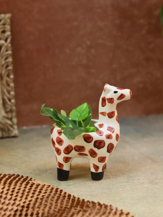 handmade Hello Giraffe Planter