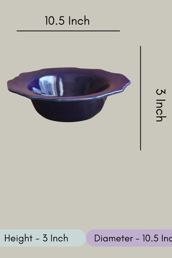 Royal Blue Pasta Bowl