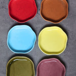 Set of 6 Neutral Handmade Dessert Plates (for the price of 5) handmade in India