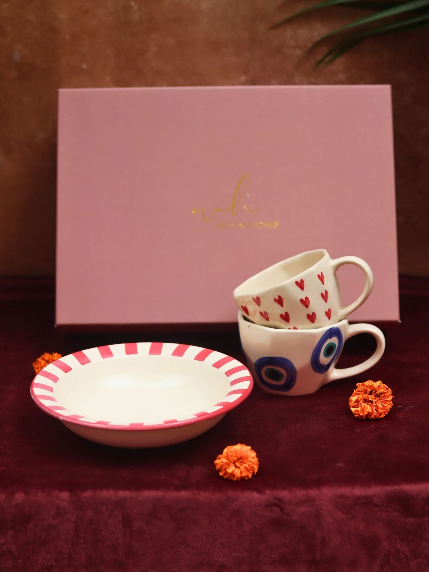 Handmade lead free The Heartful Delight Luxe Gift Hamper