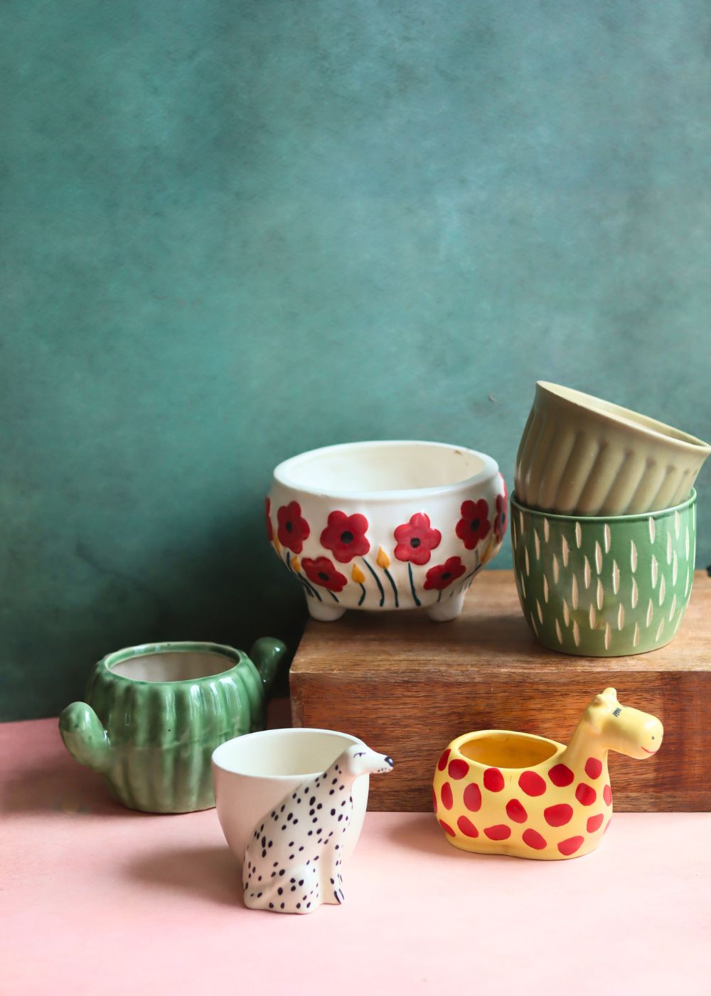 handmade Set of 6 Aesthetic Planter (for the price of 5)