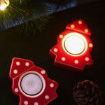 Christmas Tree tea light holder made by ceramic