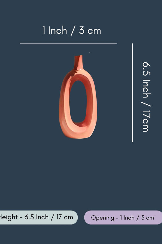 Pink Contour Vase - Short