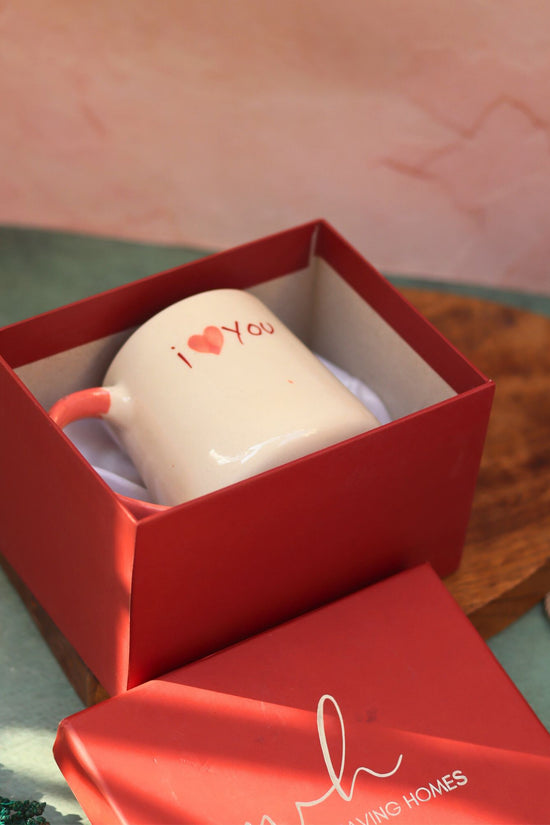 I heart you mug in a Gift Box with premium quality material
