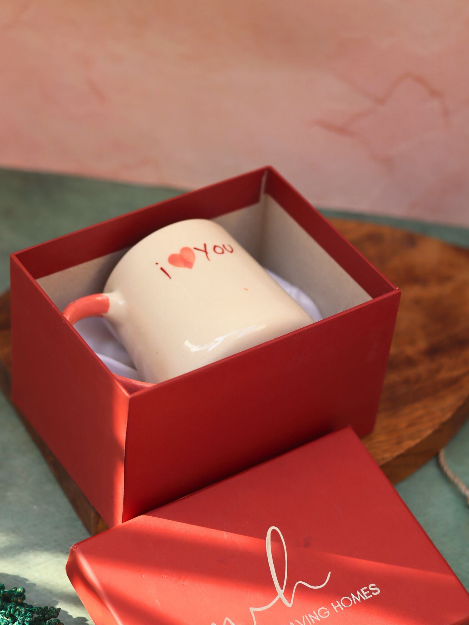 I heart you mug in a Gift Box with premium quality material
