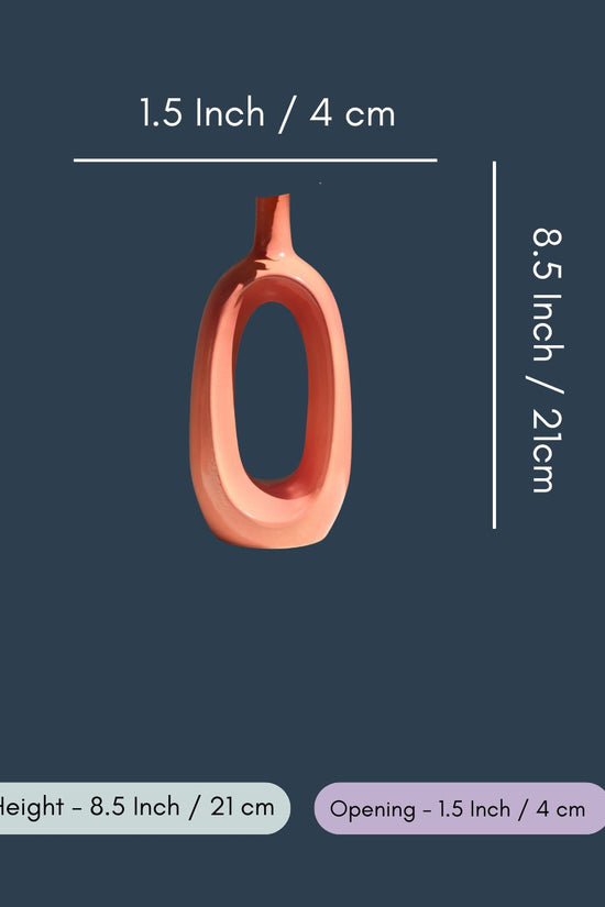 Pink Contour Vase - Mid