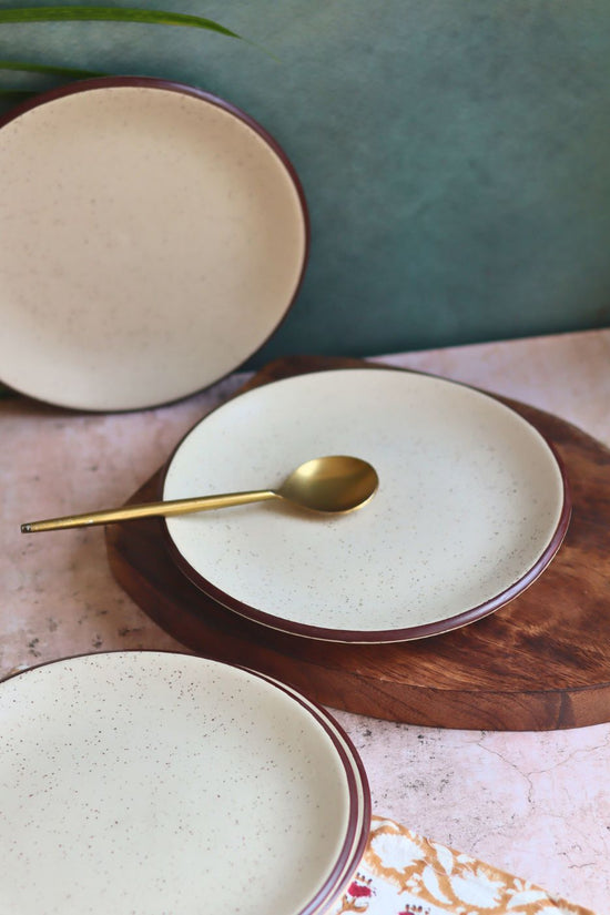 Set of 4 - Ivory Bliss Dinner Plate with premium quality material