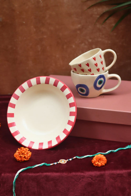 handmade Lead free The Heartful Delight Luxe Rakhi Gift Hamper