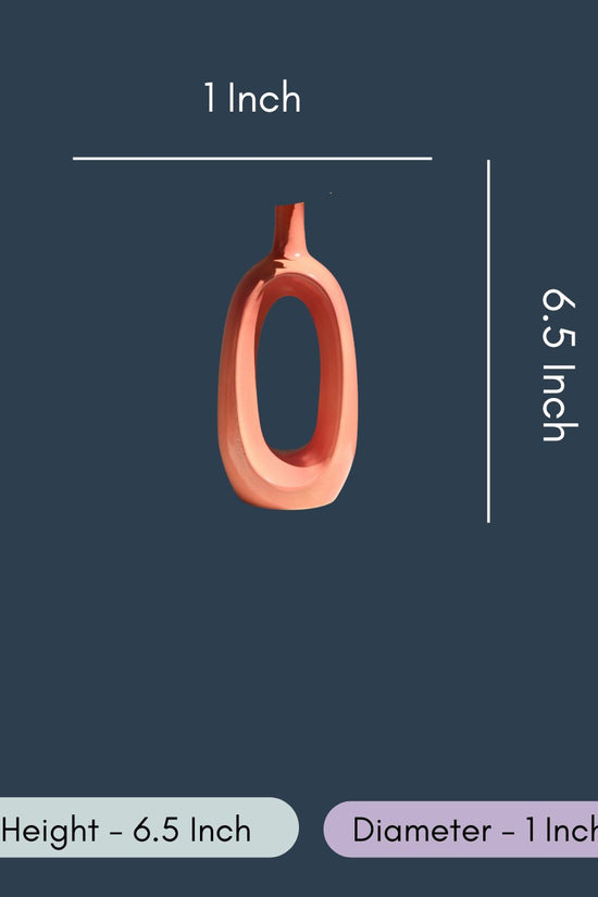 Pink Contour Vase - Short