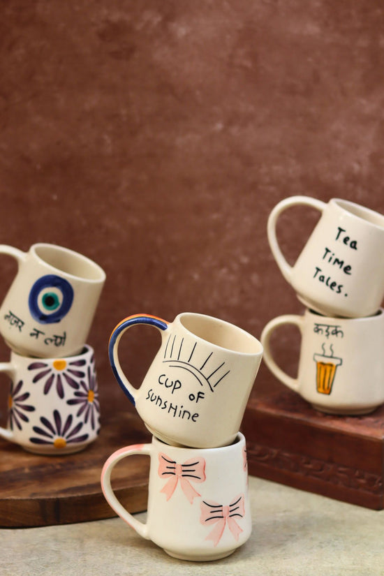 Set of 6 Simple Sips mugs combo (for the price of 5) with premium quality material