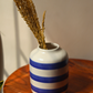 Striped Blue Vase