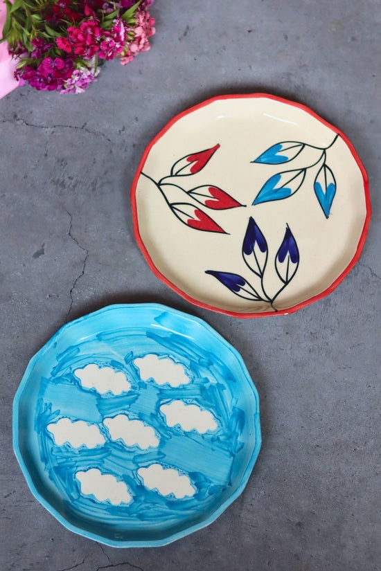 Petals & Cloud Snack Plates with premium quality material