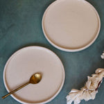 essential white platter handmade in india