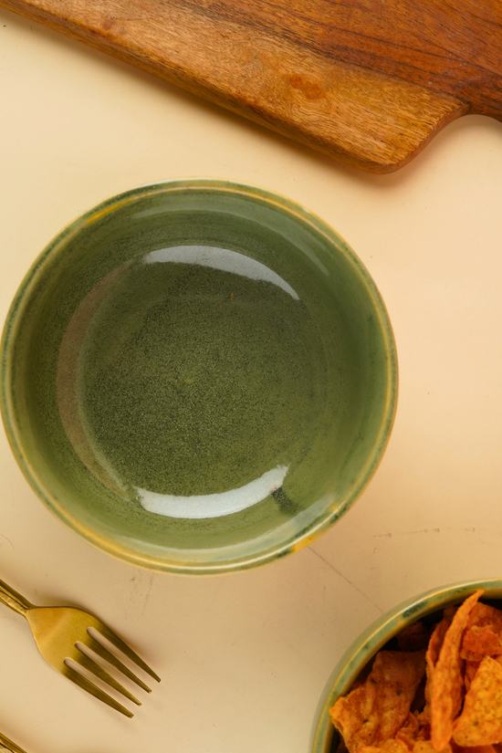 pistachio stoneware bowl with finest material