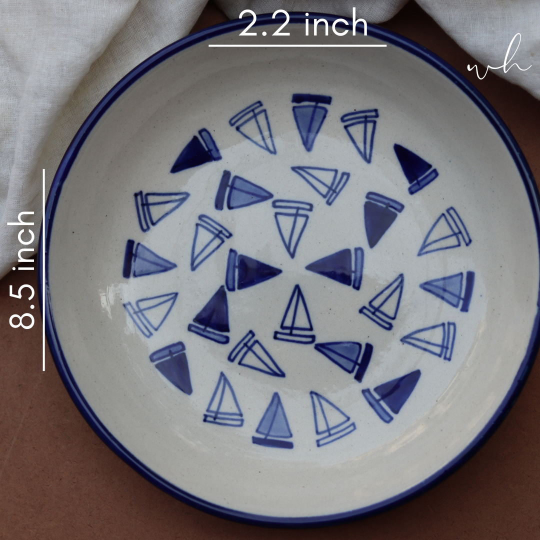 Boat pasta plate height and breadth