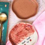Rust & Tweety Handmade Dessert Plate with premium quality material