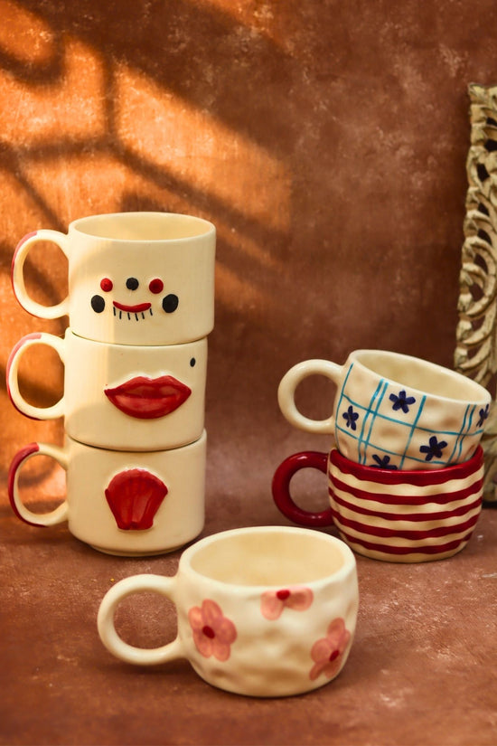 handmade Set of 6 Mug Mood Combo (for the price of 5)