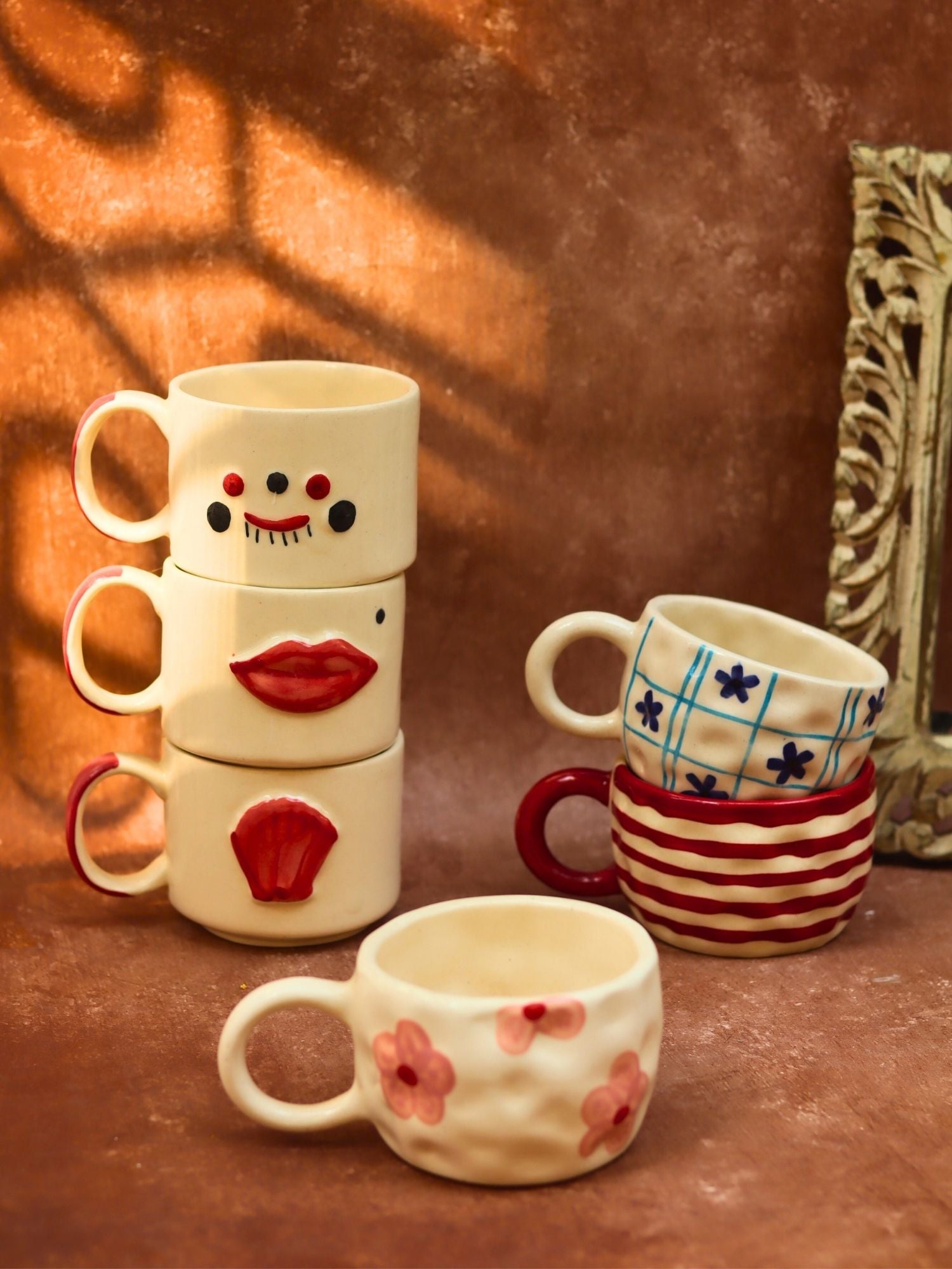 handmade Set of 6 Mug Mood Combo (for the price of 5)