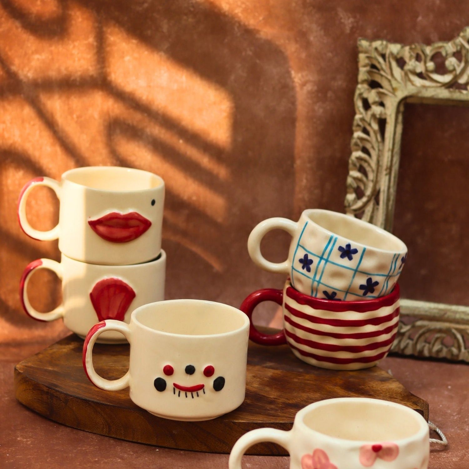 Set of 6 Mug Mood Combo (for the price of 5) made by ceramic