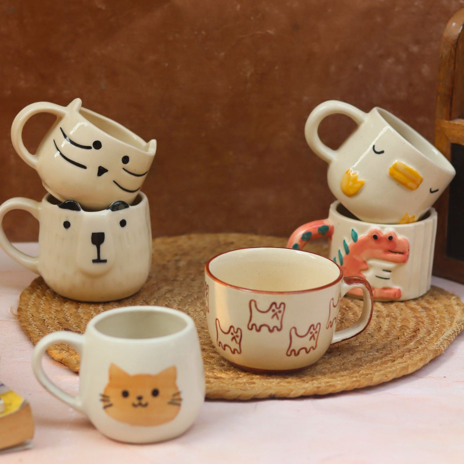 Set of 6 Hotselling Pinteresty Mugs (for the price of 5) made by ceramic