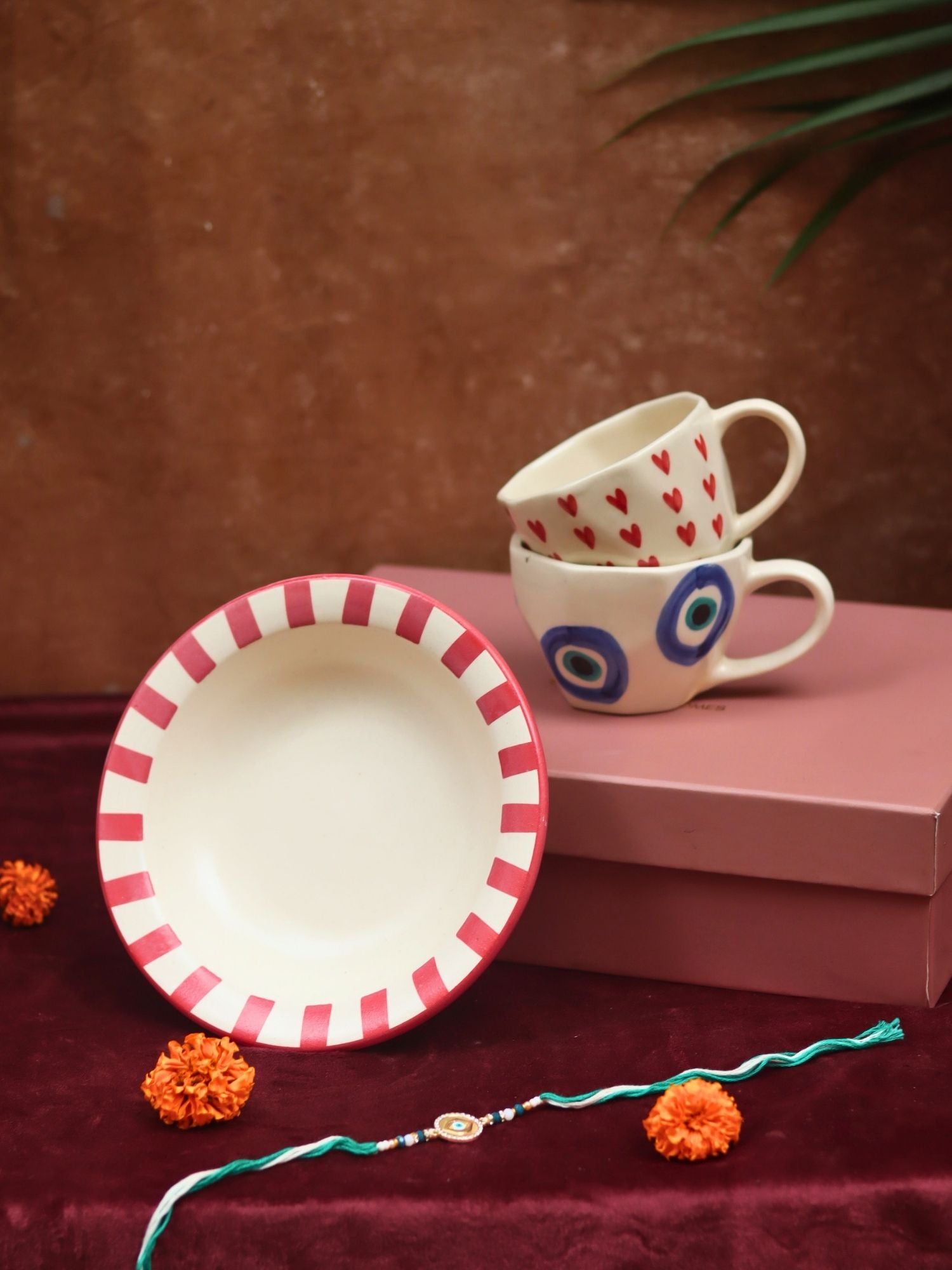The Heartful Delight Luxe Rakhi Gift Hamper with premium quality material