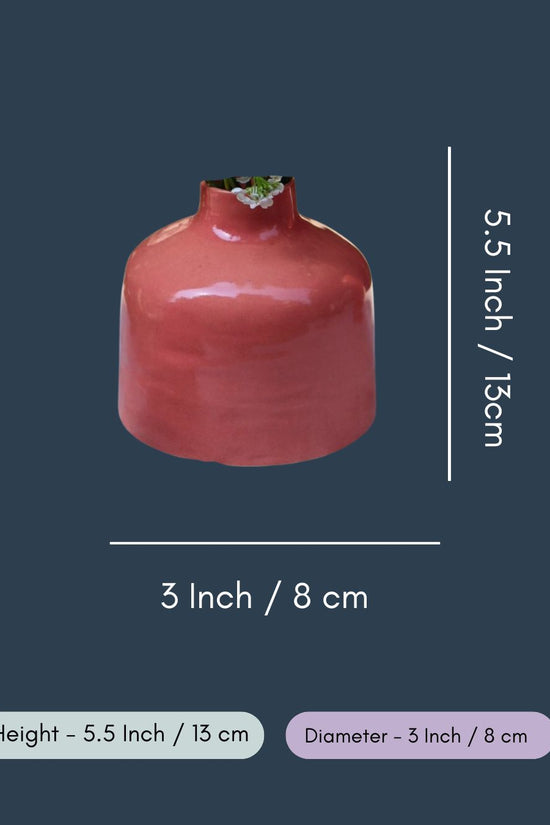 Pink Round Vase