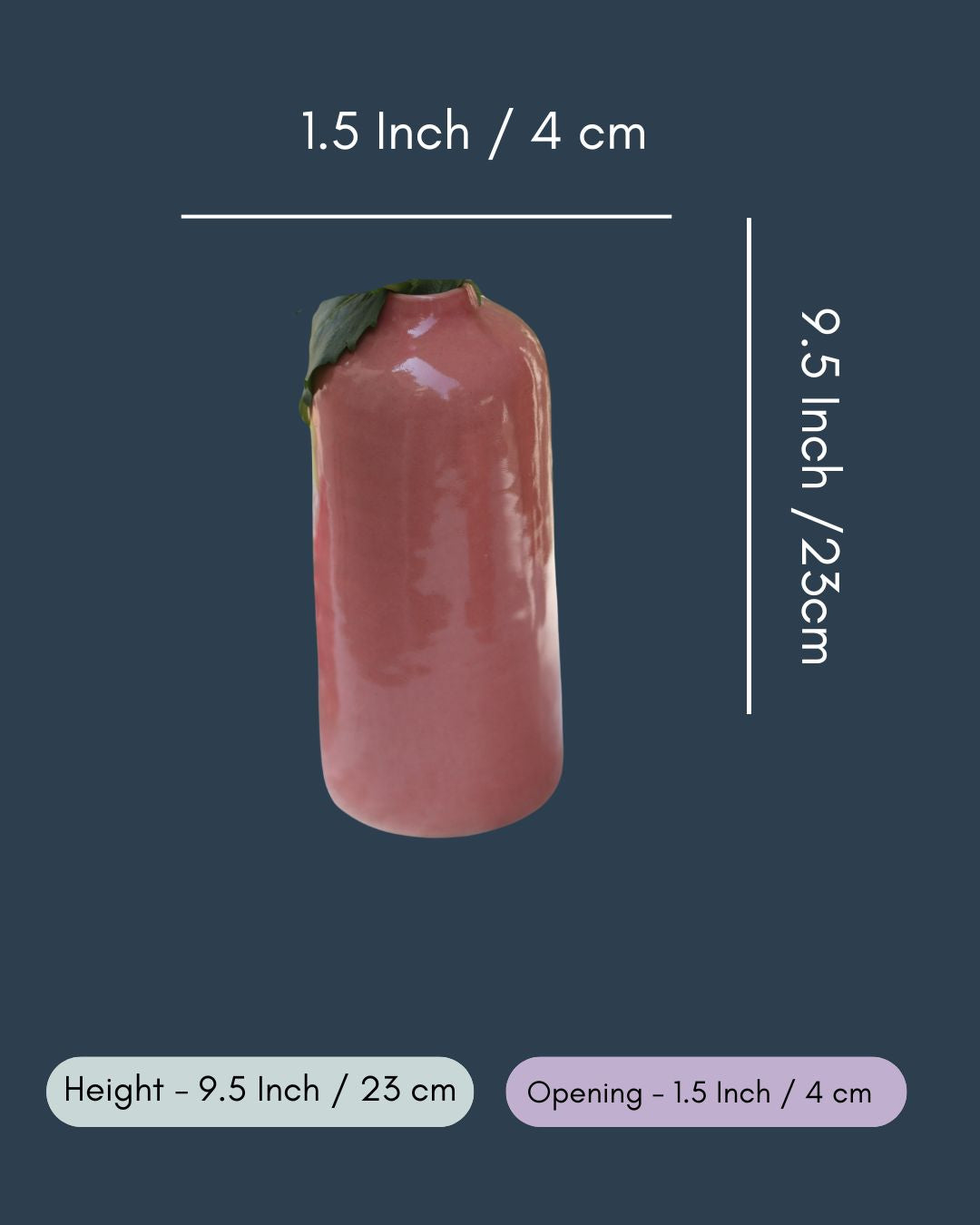 Pink Tall Vase