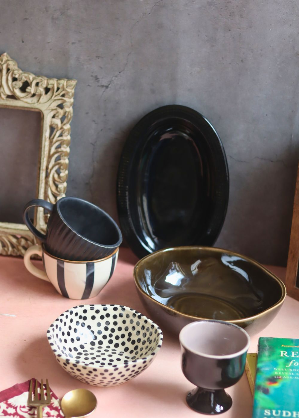 Set of 6 Dark Luxe Combo (for the price of 5) handmade in India