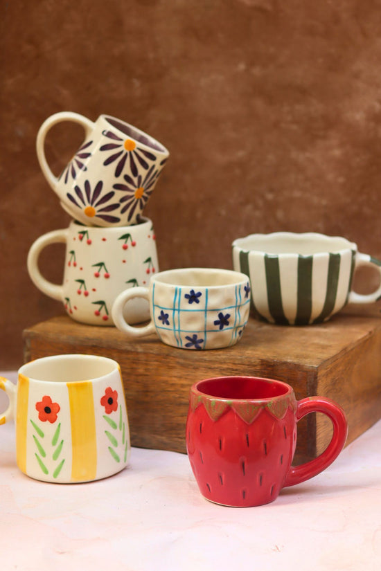 Set of 6 Twilight Sips mugs (for the price of 5) made by ceramic