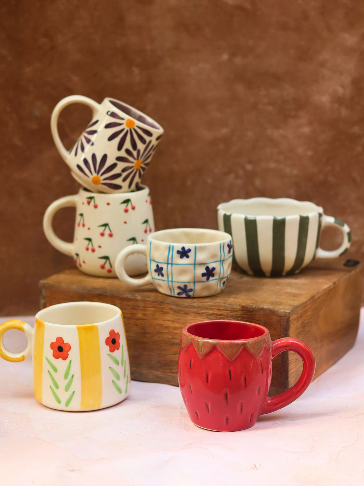 Set of 6 Twilight Sips mugs (for the price of 5) made by ceramic