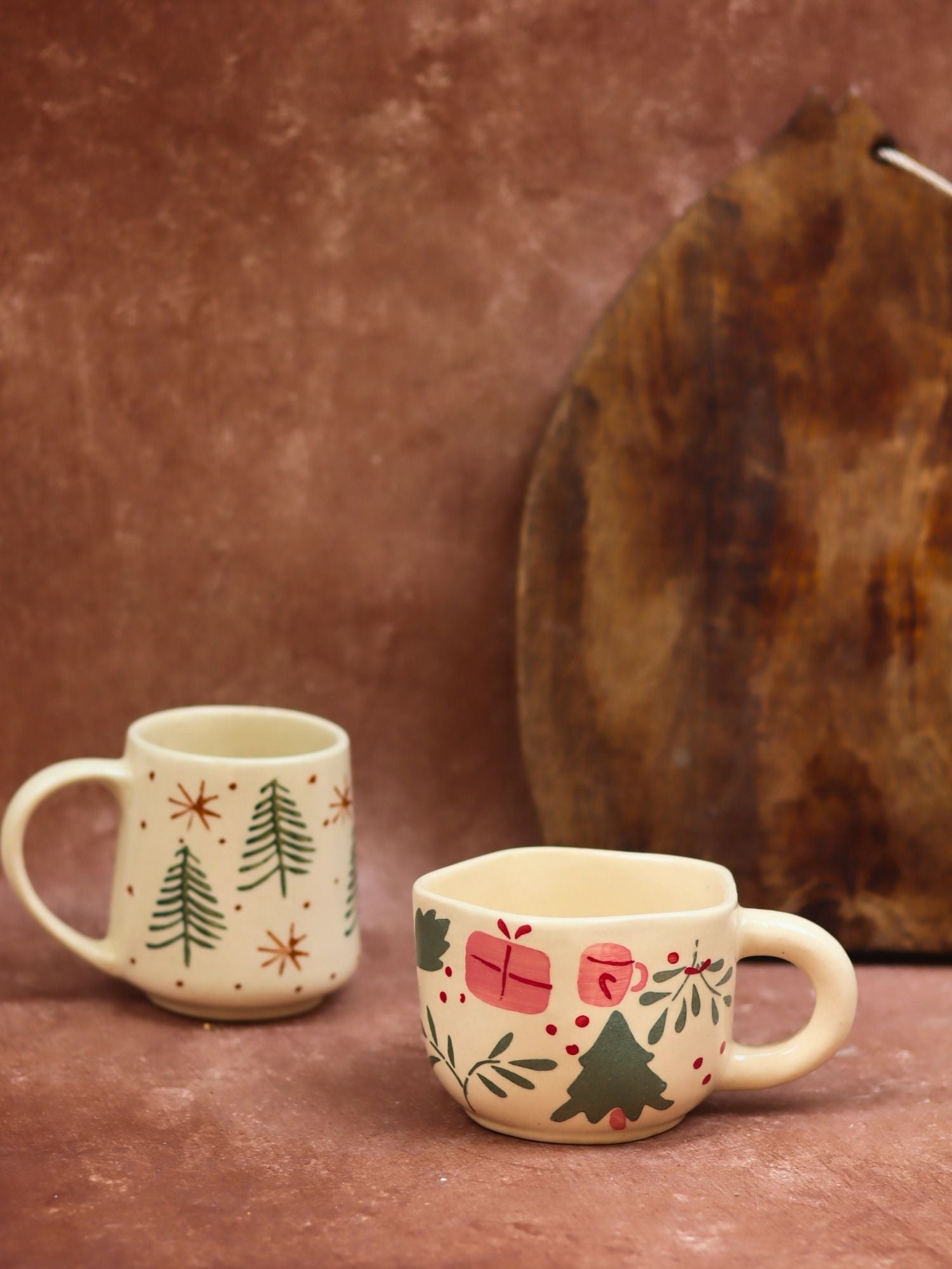 Set of 2 - The X-Mas & Cozy Christmas Mug handmade in india