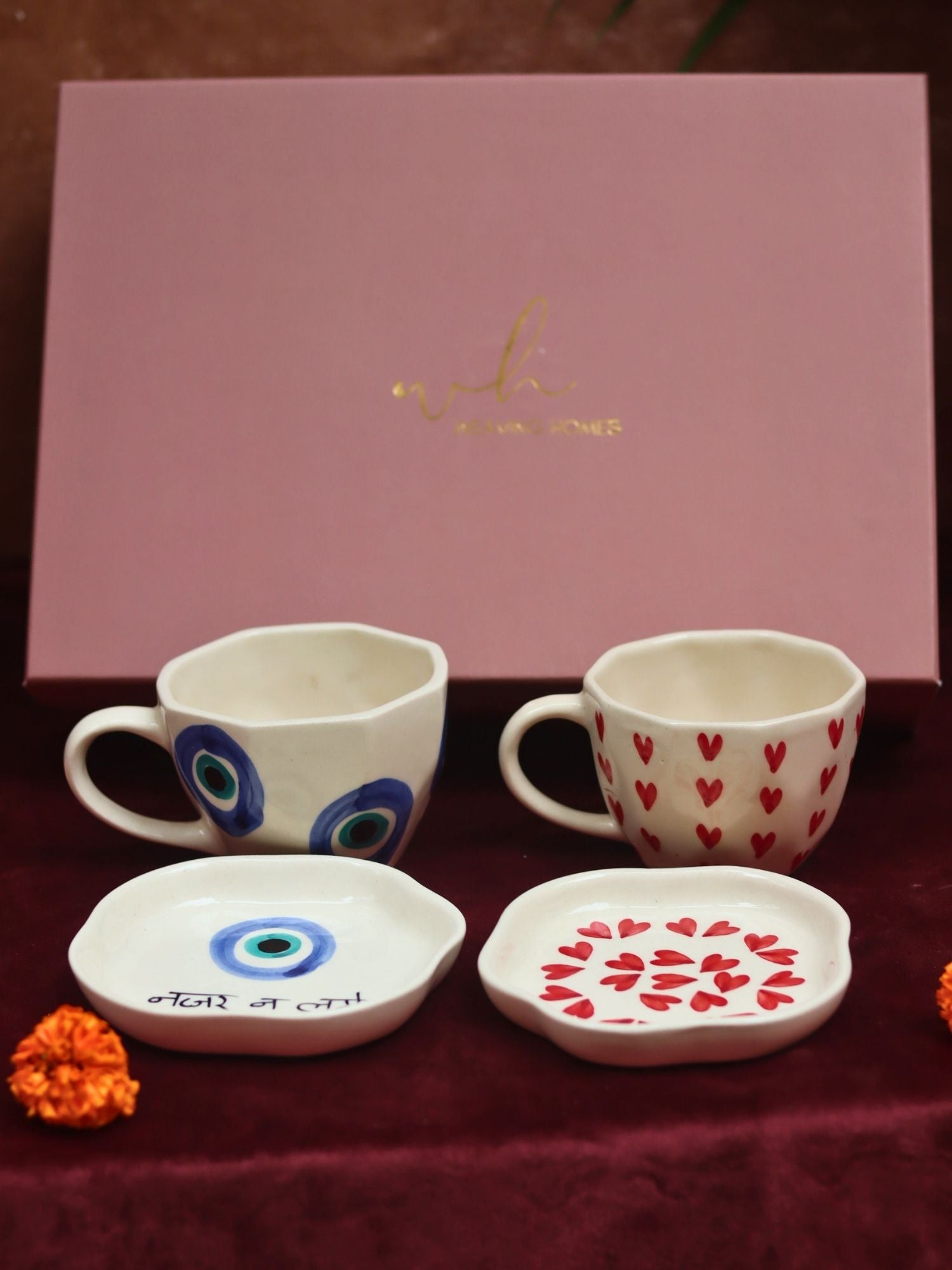 The Heart & Evil eye Luxe Gift Hamper handmade in India