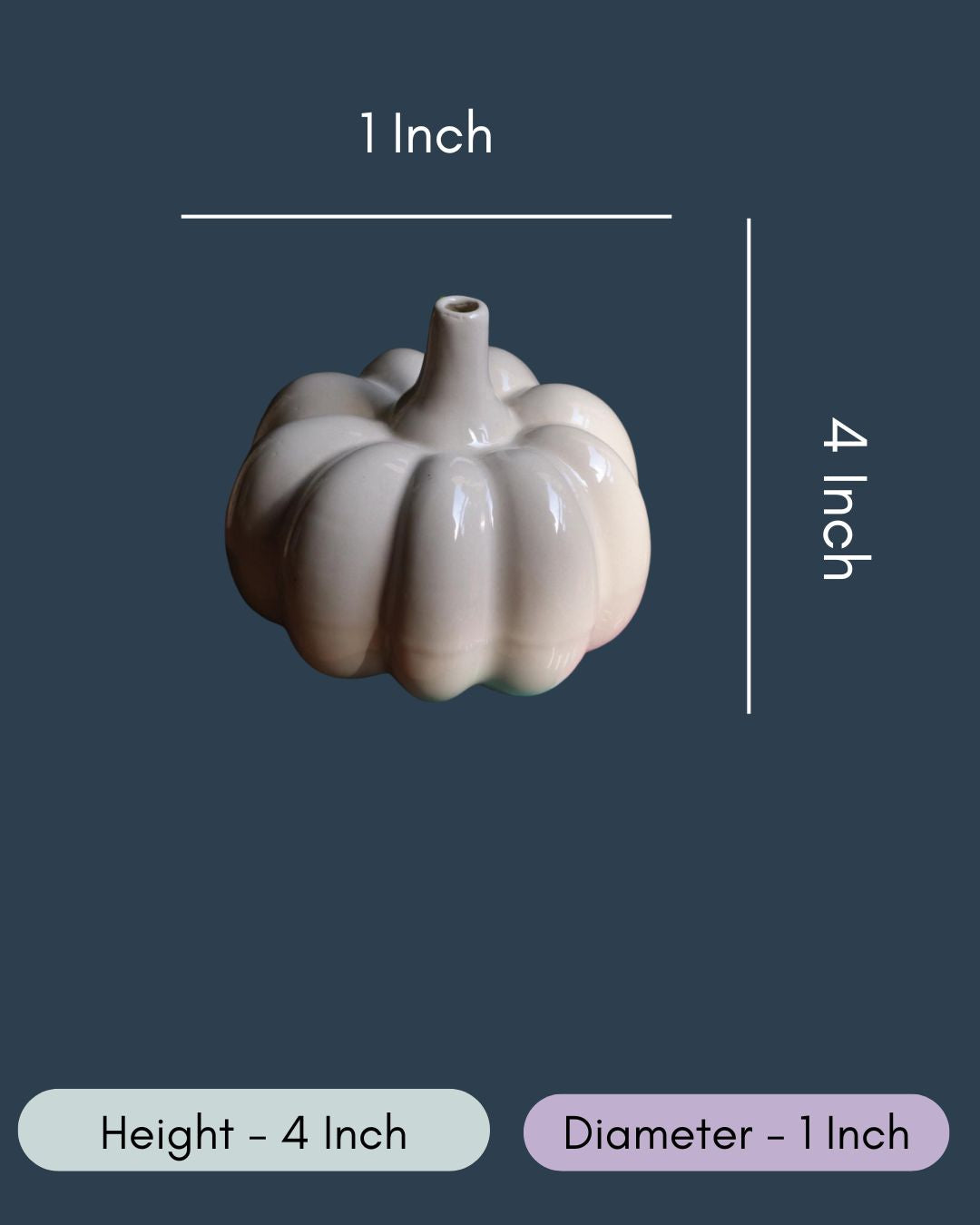 Pumpkin Bud Vase
