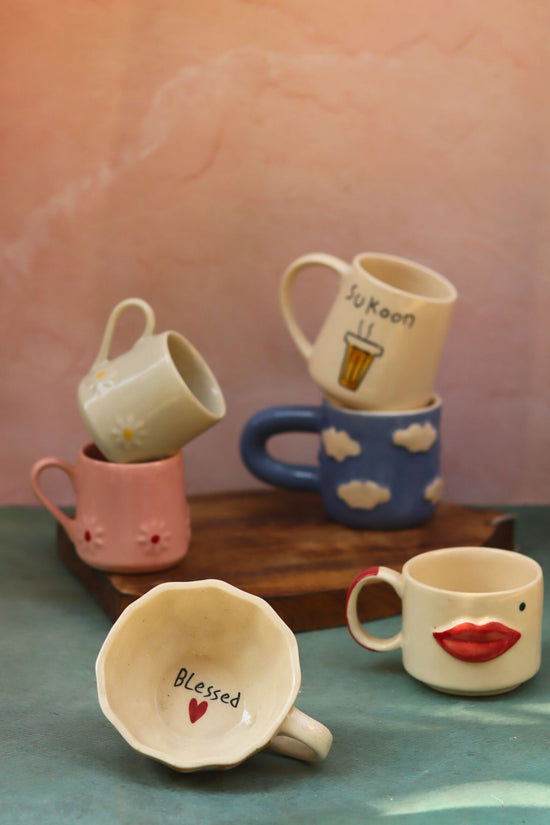 Set of 6 Aesthetic Brew Mugs (for the price of 5)