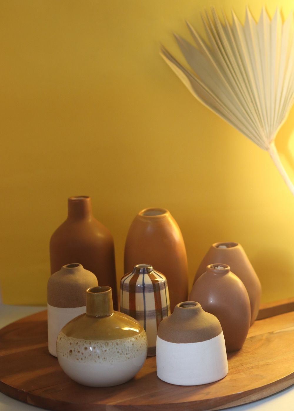 Set of 8 Serenity Vases made by ceramic