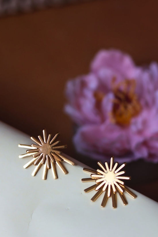 Anti tarnish Two Way Spark Earrings