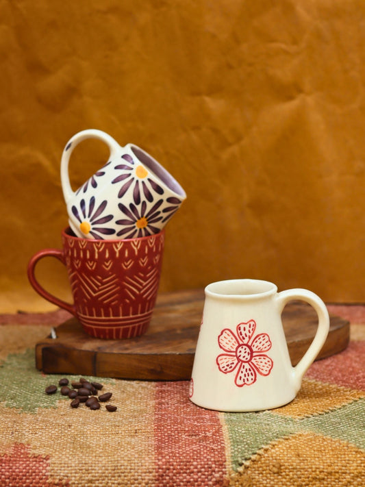 handmade Set of 3 - Warm Moments Mugs combo